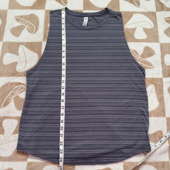 Athleta Striped Tank Top Sleeveless Athletic Casual Activewear Top‎ Size M - Picture 6 of 9